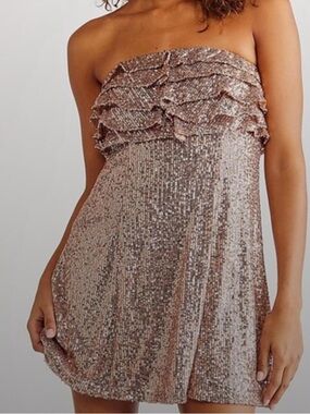 Free People Frida Ruffle Mini Dress Size 2